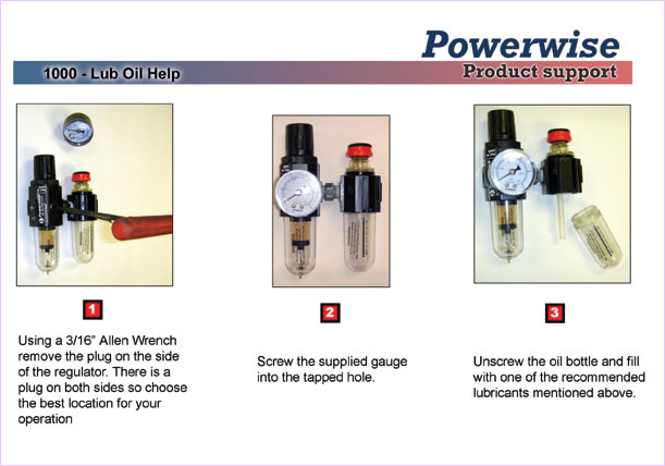 1000 FRL for Air Driven Ink Pump