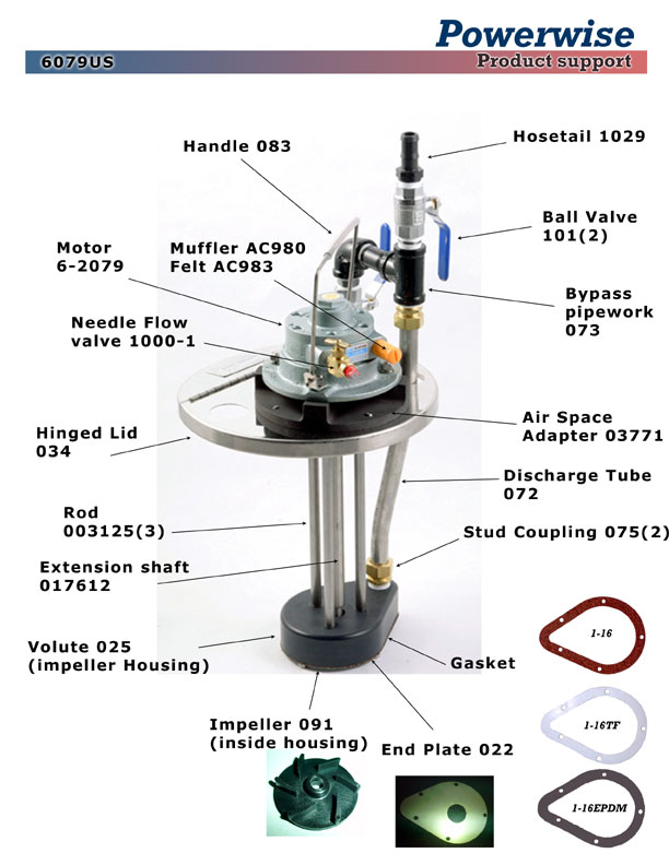 Model 6079US Powerwise Ink Pumps