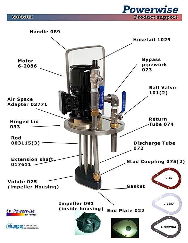 Ink Pump 6086UK